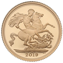 Σετ 5 Χρυσές Λίρες Αγγλίας 2019 - Proof