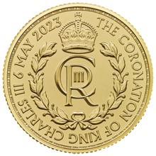 2023 Coronation £25 χρυσό νόμισμα 1/4 της ουγγιάς