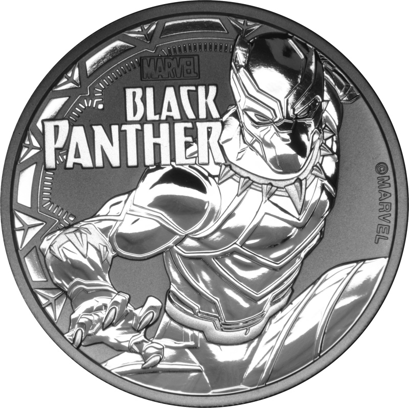 2018 Black Panther 1oz Silver Coin