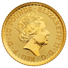 Χρυσό Νόμισμα της Αγγλίας 2023 Βασίλισσα Ελισάβετ ΙΙ - 1/10 Ουγγιά