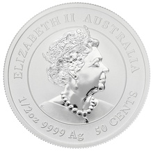 Ασημένιο Νόμισμα - Έτος του Ποντικιού - Perth Mint - 1/2 της ουγγιάς