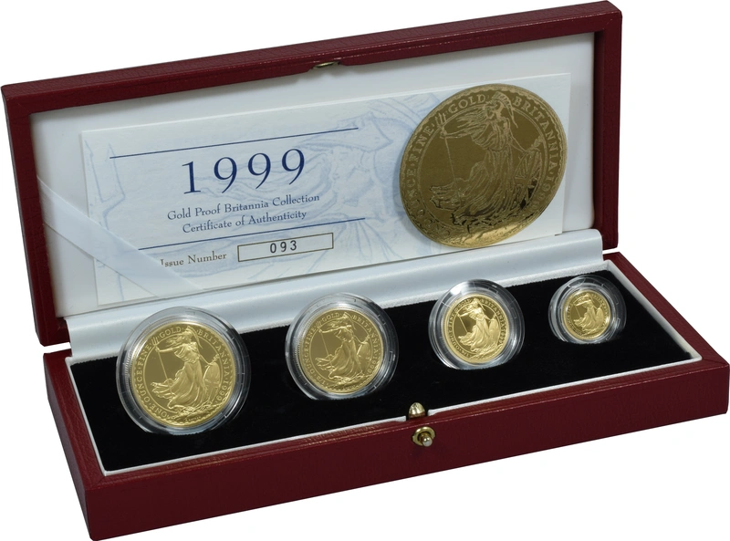 1999 Συλλεκτικό Σετ - 4 νομίσματα Αγγλίας