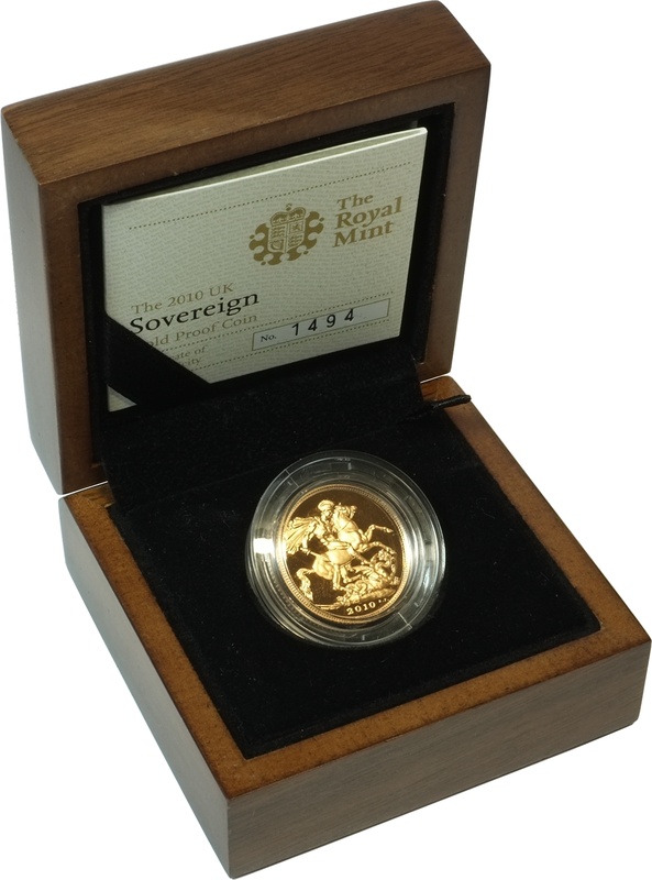 Gold Proof 2010 Sovereign Boxed