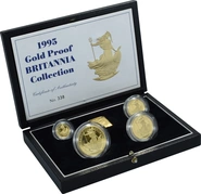 1995 Συλλεκτικό Σετ - 4 νομίσματα Αγγλίας