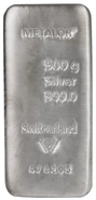 Metalor 500 Γραμμάρια - Μπάρες από ασήμι