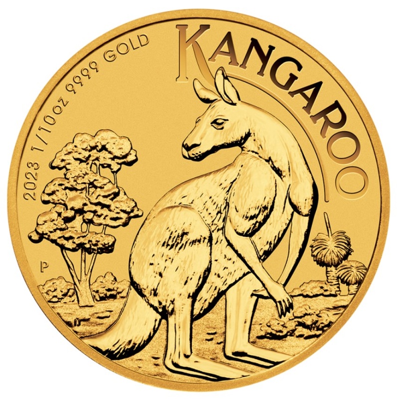 2023 Tenth Ounce Gold Australian Kangaroo