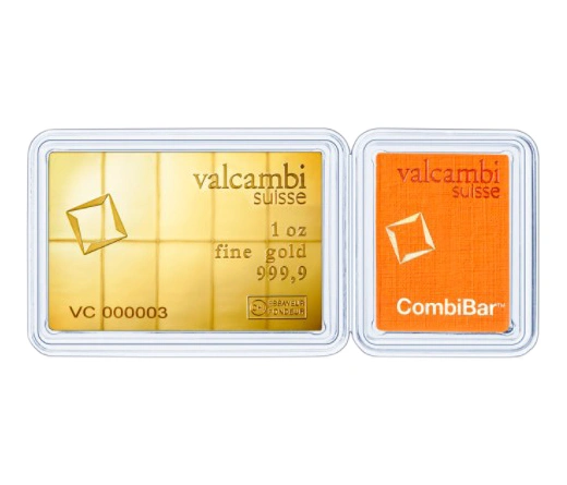 10 x 1/10 ουγγιάς Μπάρες από Χρυσό - CombiBar