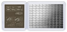 100 x 1g Μπάρες από Ασήμι - CombiBar
