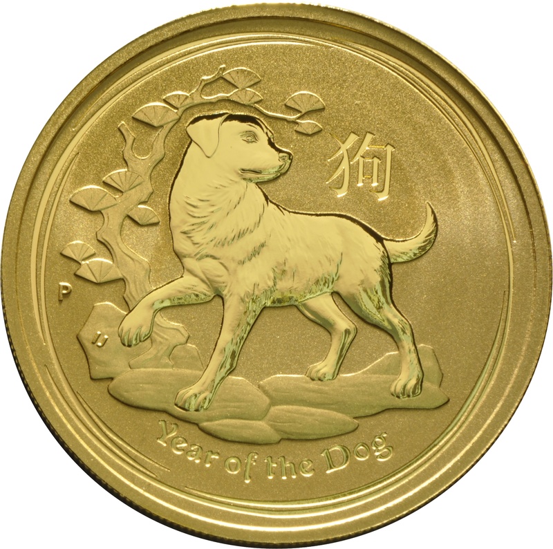 Χρυσό Νόμισμα - Year of the Dog 2018 - Perth Mint - 1 ουγγιά