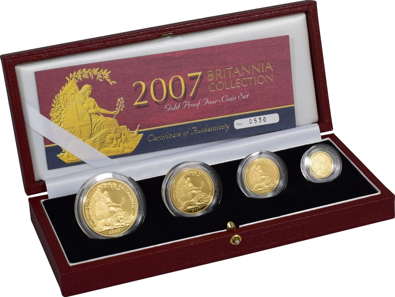 2007 Συλλεκτικό Σετ - 4 νομίσματα Αγγλίας