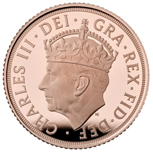 2023 Χρυσή Αγγλική Λίρα Βασιλιάς Κάρολος Coronation 2023 (Proof) σε Συσκευασία Δώρου