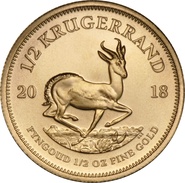 Χρυσό Νόμισμα Krugerrand 2018 - Μισή Ουγγιά