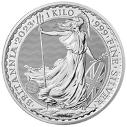 2023 Ασημένιο Νόμισμα Britannia - Βασιλιάς Κάρολος ΙΙΙ - 1 Κιλό