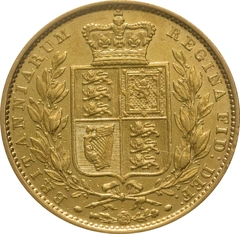 Βικτώρια Νέα Κεφαλή Ασπίδα (Shield Back) 1838 - 1887