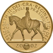 2002 - Πενταπλή Λίρα Αγγλίας (Proof) , Golden Jubilee