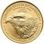 2026 Χρυσό Νόμισμα American Eagle 1/4 ουγγιάς