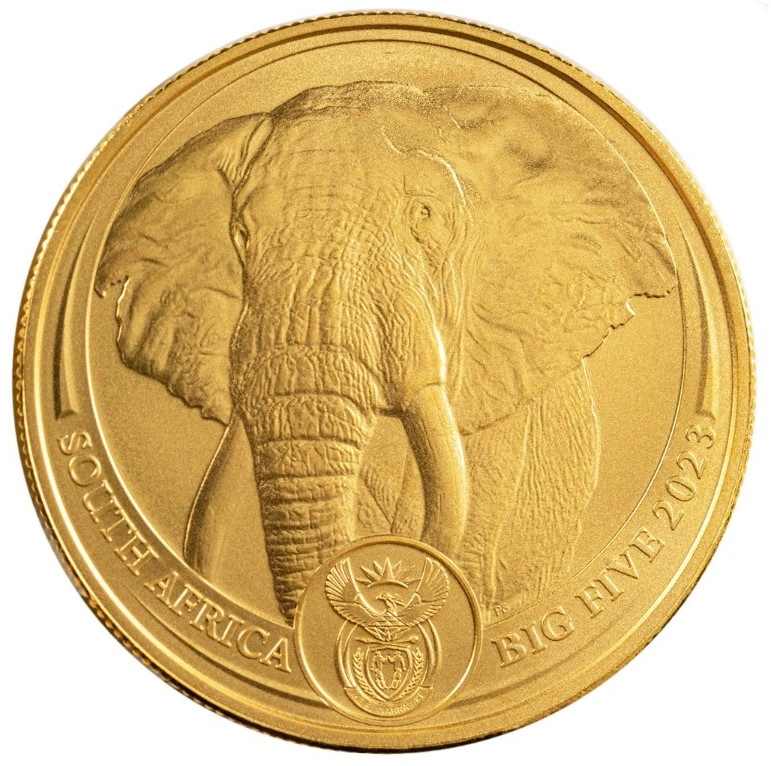 Χρυσό Νόμισμα 1 ουγγιάς 2023 - Ελέφαντας, Σειρά Big Five