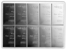 10 x 10g Μπάρες από Aσήμι - CombiBar