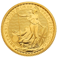 Χρυσό Νόμισμα Britannia 2023 Βασίλισσα Ελισάβετ ΙΙ - 1/4 Ουγγιά