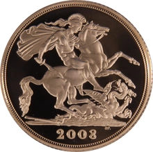 2008 Σετ 4 Χρυσές Λίρες Αγγλίας (Proof)