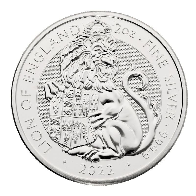 2022 Το Λιοντάρι της Αγγλίας - Ασημένιο Νόμισμα 2 ουγγιές