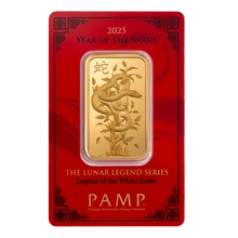PAMP 2025 χρυσή ράβδος μίας ουγγιάς - Η χρονιά του φιδιού