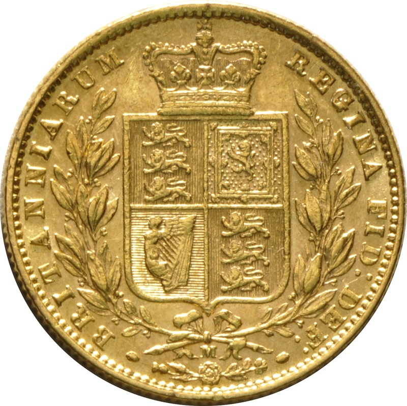 1874 Χρυσή Λίρα Αγγλίας – Bικτώρια Νέα Κεφαλή - Μ