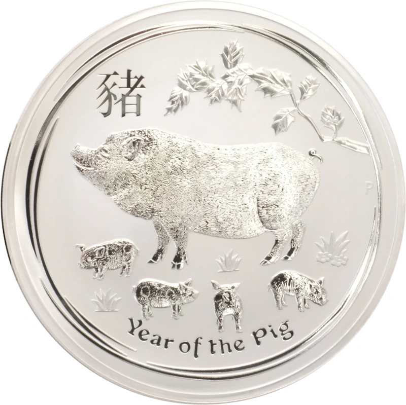 2019 1 Κιλό - Έτος του Χοίρου - Perth Mint