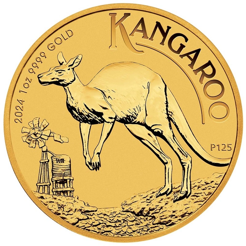 2024 Χρυσό Νόμισμα Australian Kangaroo - 1 ουγγιά