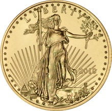 Χρυσό Νόμισμα Η.Π.Α. 2018 - 1/4 της Ουγγιάς