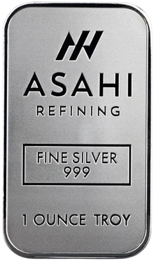 Asahi 1 ουγγιά Ασημένια Ράβδος