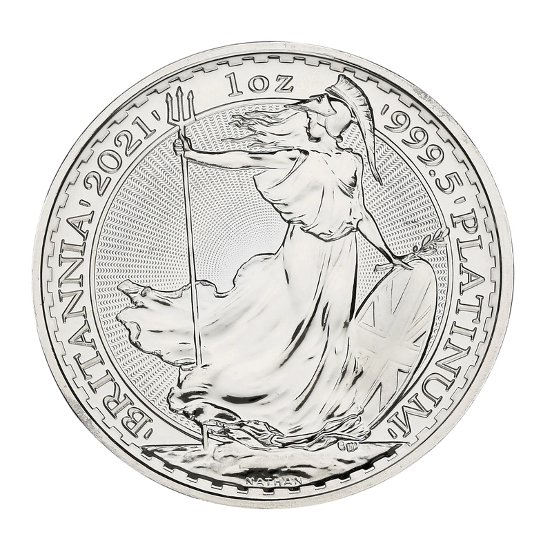 2021 1oz Platinum Britannia Coin