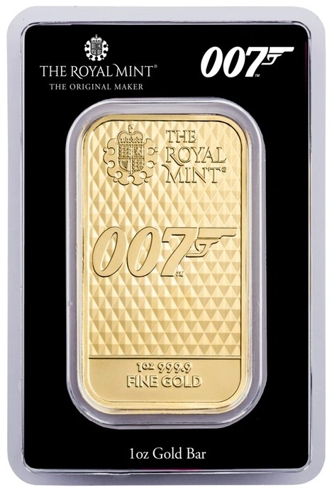 Χρυσή μπάρα 1 ουγγιά - James Bond 007 - Diamonds are Forever