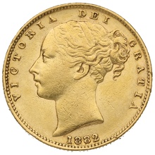 1882 Χρυσή Λίρα Αγγλίας – Bικτώρια Νέα Κεφαλή - Σ