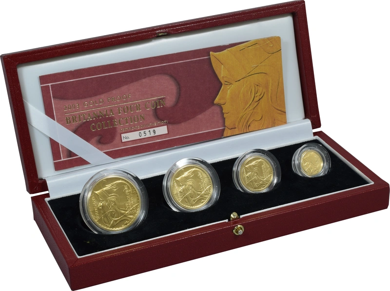 2003 Συλλεκτικό Σετ - 4 νομίσματα Αγγλίας