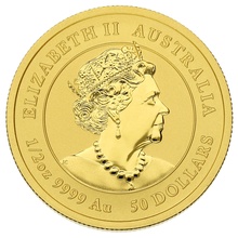 Χρυσό Νόμισμα - Έτος του Βοδιού 2021 - Perth Mint - Mισή ουγγιά