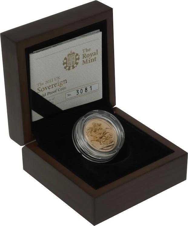 Χρυσή Λίρα Αγγλίας Proof 2011 σε συσκευασία δώρου