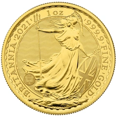 2021 Χρυσό Νόμισμα Britannia - 1 ουγγιά