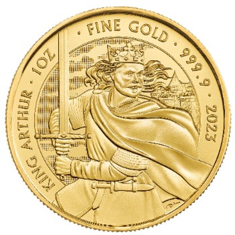 Χρυσό Νόμισμα 2023 Βασιλιάς Αρθούρος - Μύθοι και θρύλοι - 1 ουγγιά