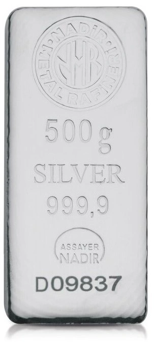 Nadir 500 γρ. - Μπάρα από Ασήμι