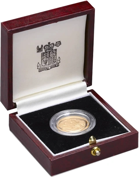 1991 Proof Gold Sovereign Boxed