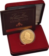 2000 - Χρυσή Πενταπλή Λίρα Αγγλίας Proof ,  Queen Mother