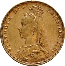 Χρυσή Αγγλική Λίρα 1888 - Βικτώρια Κεφαλή Jubilee - Λονδίνο