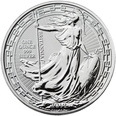 Ασημένιο Νόμισμα Britannia 2019 (Oriental Border) - 1 ουγγιά