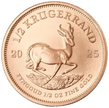 Χρυσό Νόμισμα Krugerrand 2025 - 1/2 Ουγγιάς