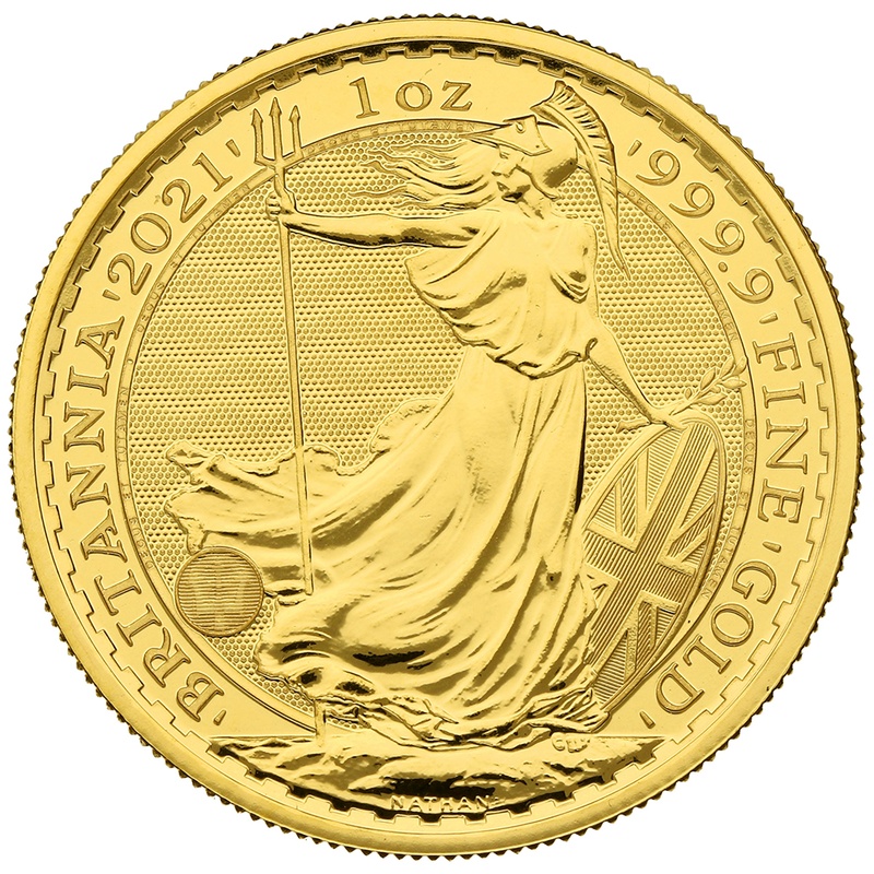 2021 Χρυσό Νόμισμα Britannia - 1 ουγγιά