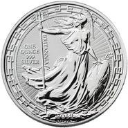 Ασημένιο Νόμισμα Britannia 2019 (Oriental Border) - 1 ουγγιά