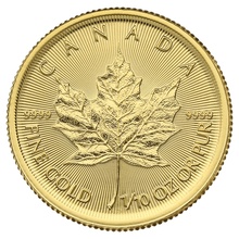 Χρυσό Νόμισμα Καναδά 2019 - 1/10 ουγγιά