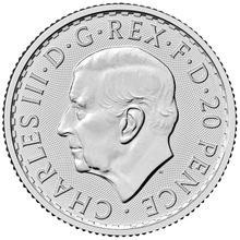 2025 Ασημένιο Νόμισμα της Αγγλίας (Britannia) - 1/10 Ουγγιάς