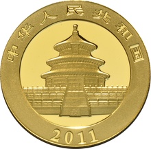 Χρυσό Νόμισμα - Κινέζικο Πάντα 2011 - Μία Ουγγιά